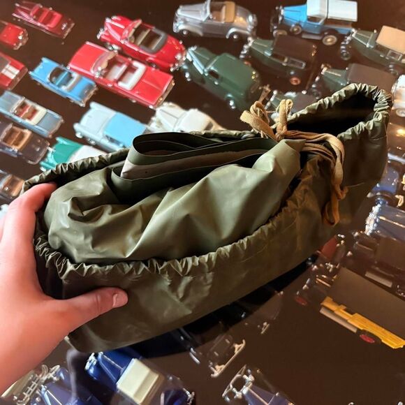 Von Lengerke & Antoine Rain Poncho Vintage Army Military 1940s 1960s WW2 Capone - Picture 4 of 7